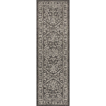 Malta Bohemian Medallion Textured Weave Indoor/outdoor Runner Rug